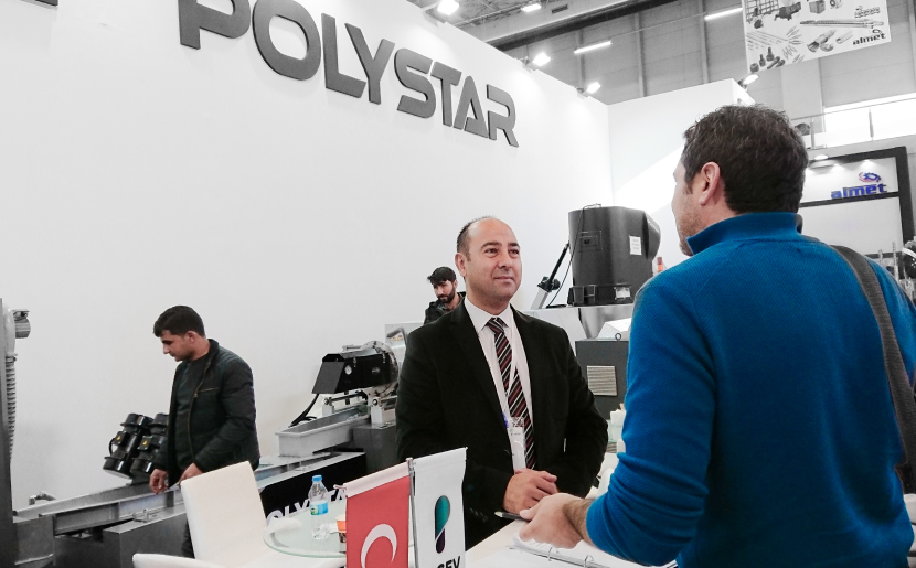 in-house plastic recycling machine in Plast Eurasia Istanbul 2019